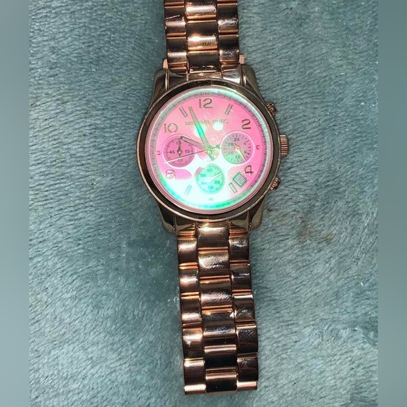 Michael Kors Parker Multi-Function Rose Gold-tone Ladies Watch main image 4
